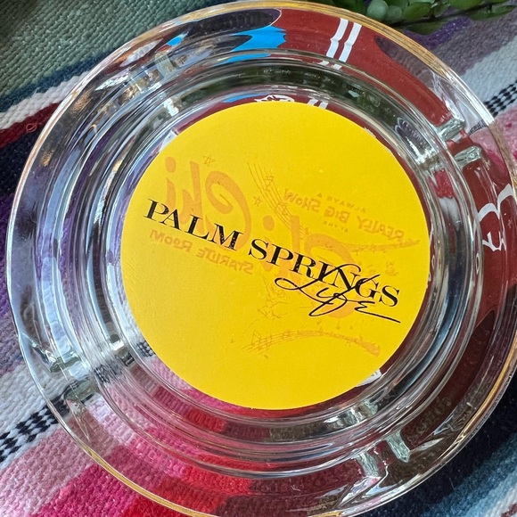 Vintage Chi Chi Lounge Glass Ashtray - Picture 2 of 6